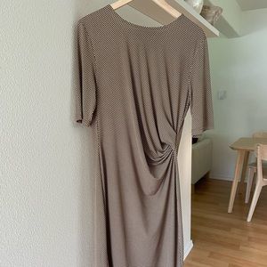 Banana Republic dress with ruched side detail size large